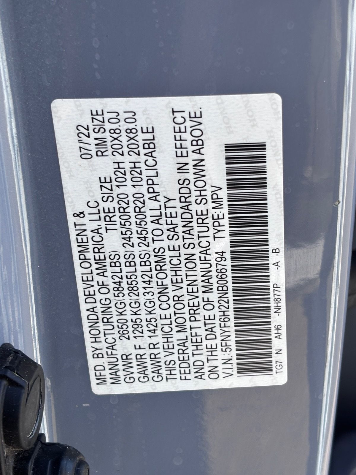 2022 Honda Pilot SE - Photo 36