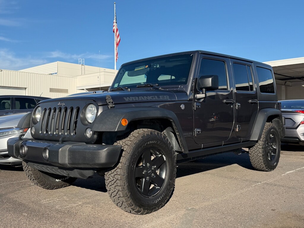 Used 2017 Jeep Wrangler JK Unlimited Sport 4x4 SUV
