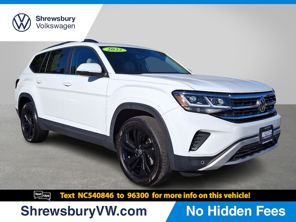 Used 2022 Volkswagen Atlas 3.6L V6 SE w/Technology SUV