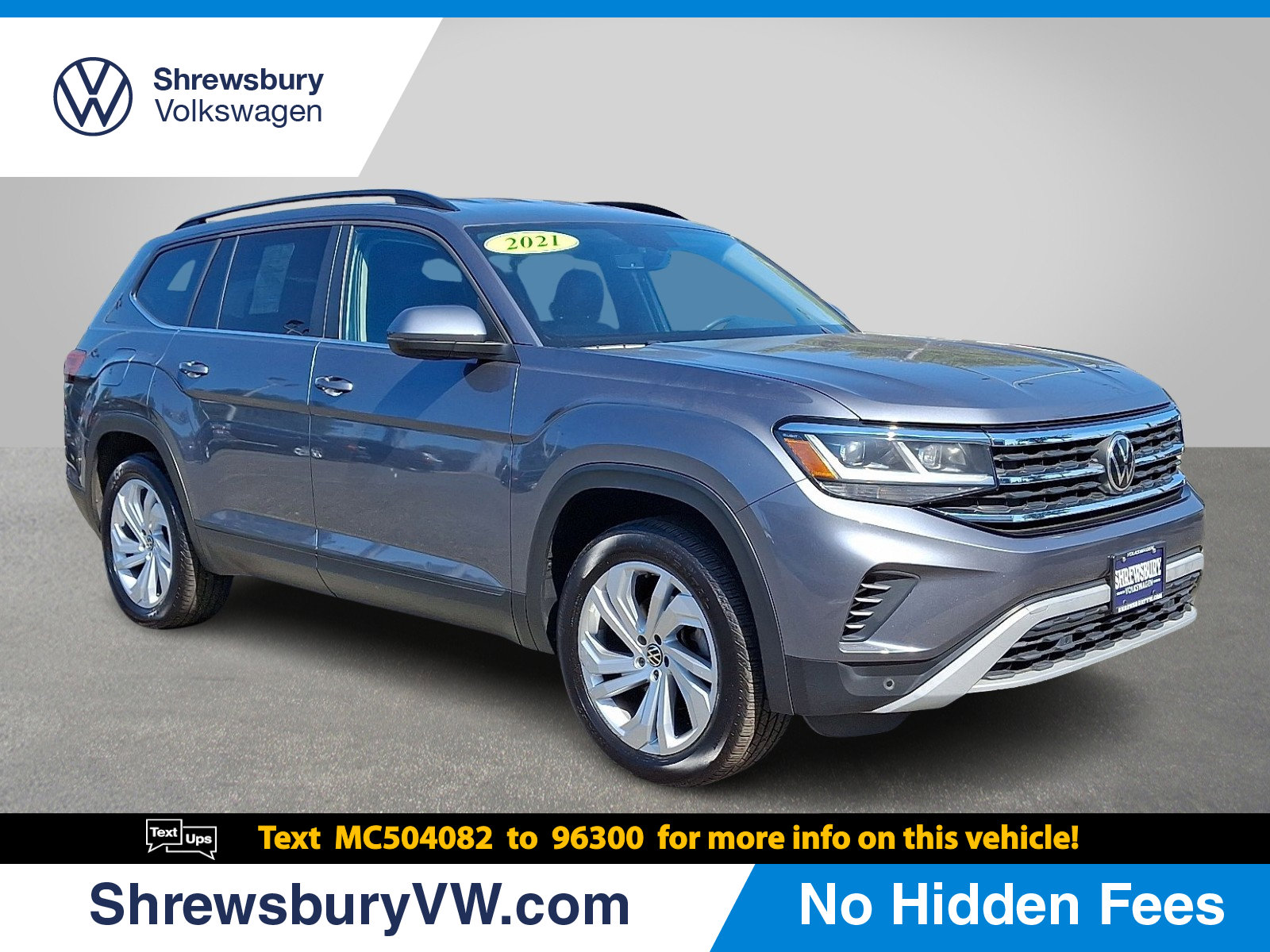 2021 Volkswagen Atlas 3.6L V6 SE w/Technology 4MOTION