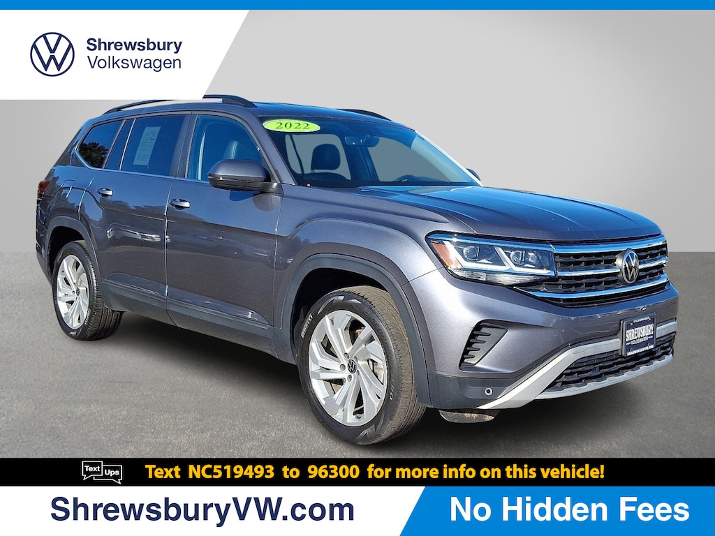 Used 2022 Volkswagen Atlas 3.6L V6 SE w/Technology SUV