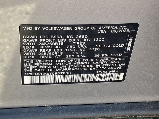 2026 Volkswagen Atlas SE - Photo 10