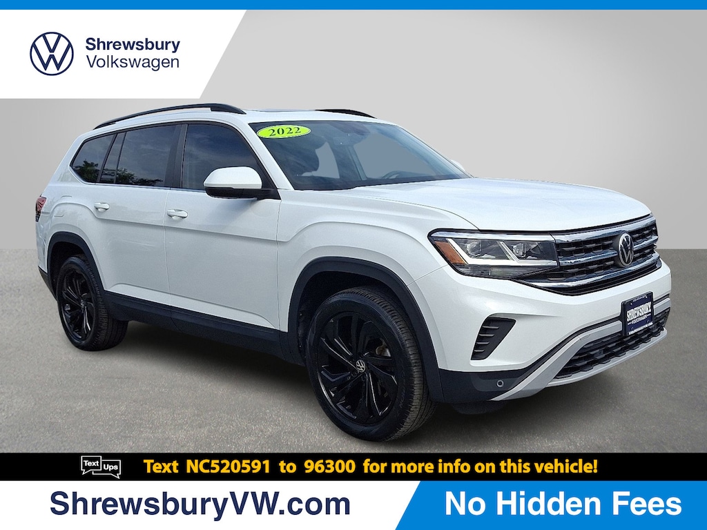 Used 2022 Volkswagen Atlas 3.6L V6 SE w/Technology SUV