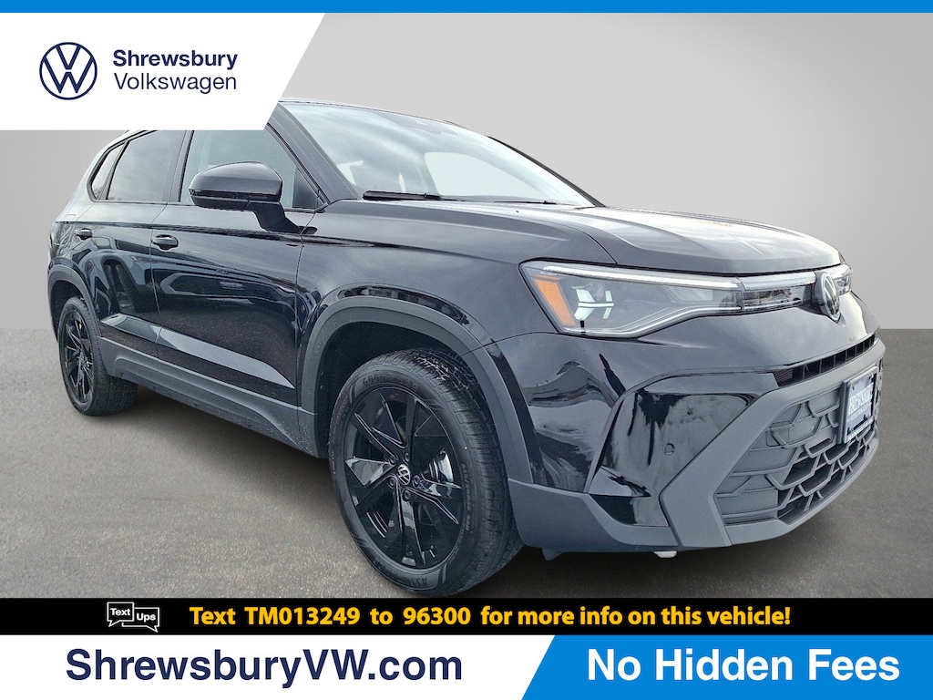 New 2026 Volkswagen Taos 1.5T SE Black SUV