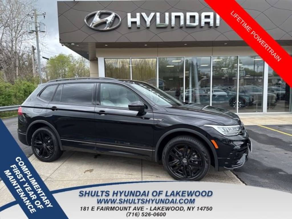 Used 2022 Volkswagen Tiguan 2.0T SE R-Line Black SUV