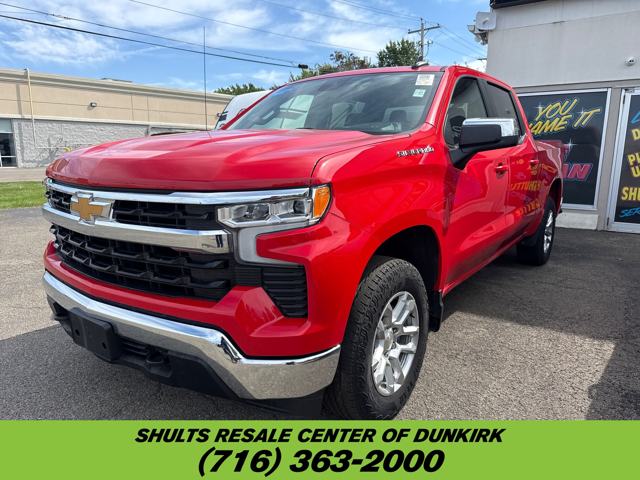 Red Hot 2024 Chevrolet Silverado 1500 Pickup Truck Four-Wheel Drive Automatic
