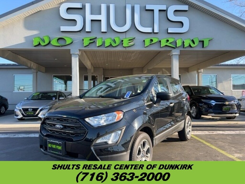 Used 2020 Ford EcoSport For Sale at Shults Resale Dunkirk VIN