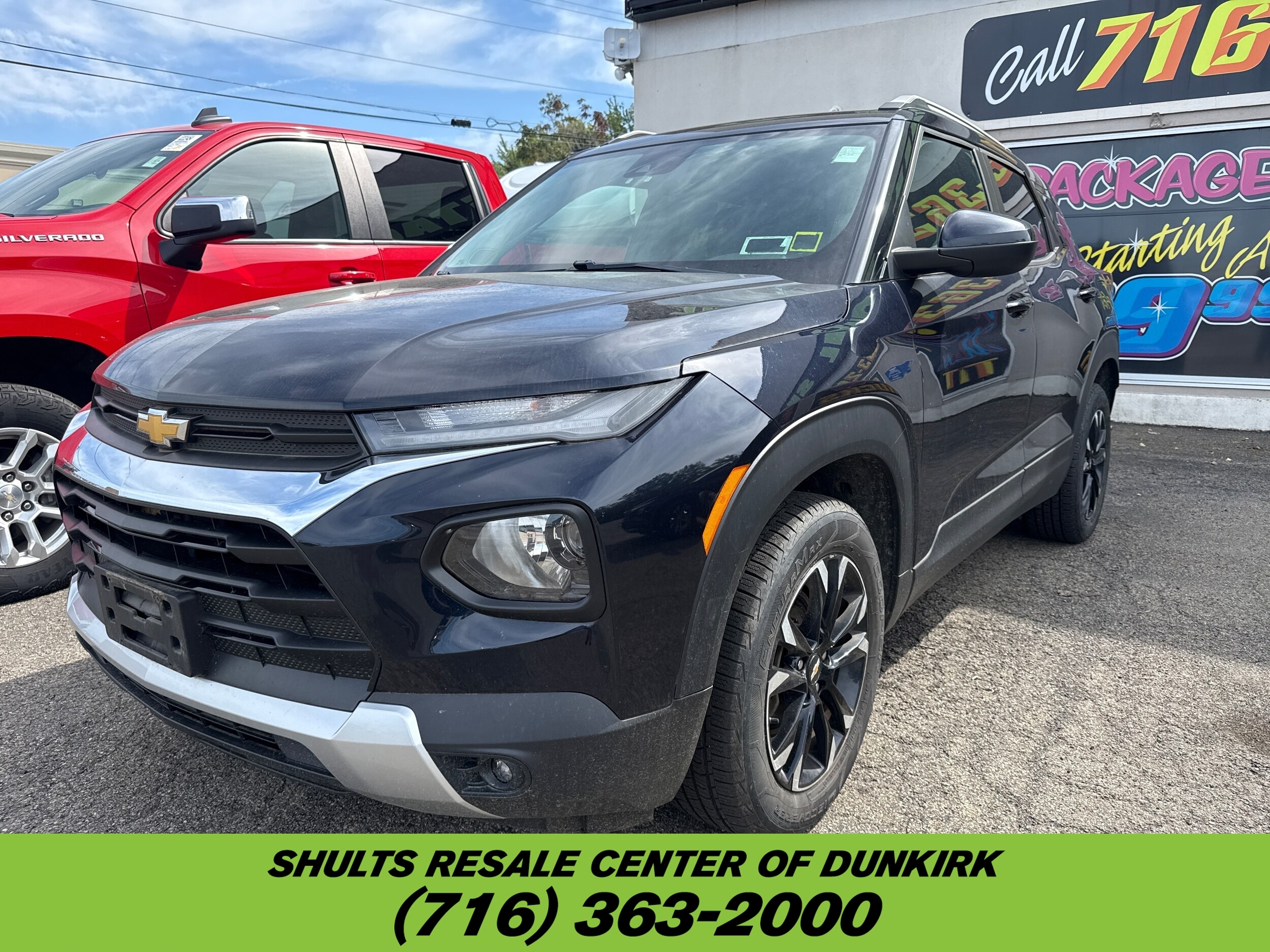 Midnight Blue Metallic 2021 Chevrolet Trailblazer SUV / Crossover Four-Wheel Drive Automatic