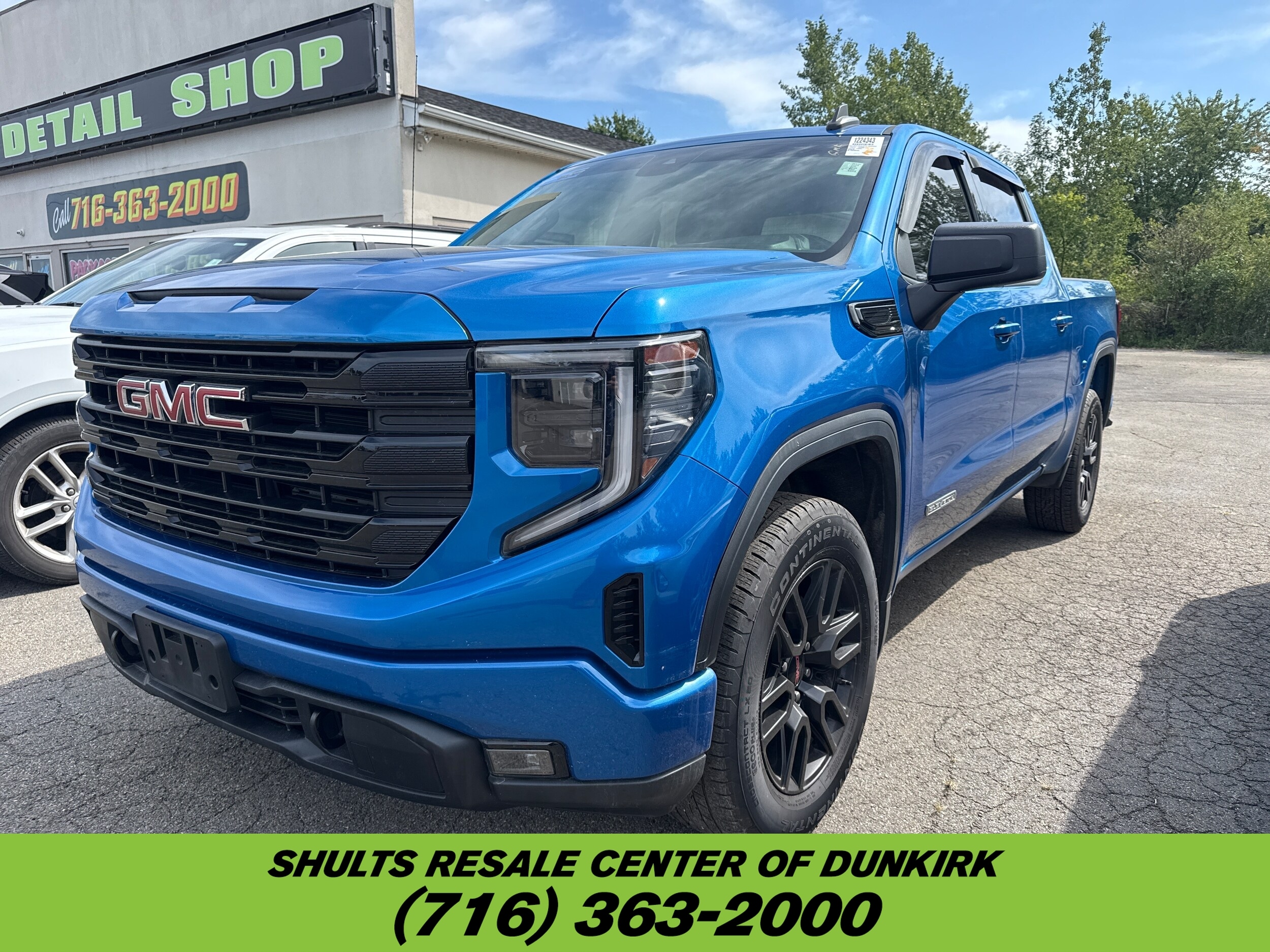Dynamic Blue Metallic 2023 GMC Sierra 1500 Pickup Truck Four-Wheel Drive Automatic