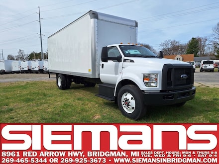 2024 Ford F-650 Super Duty 24ft Wabash Aluminum Van Body Regular Cab Truck