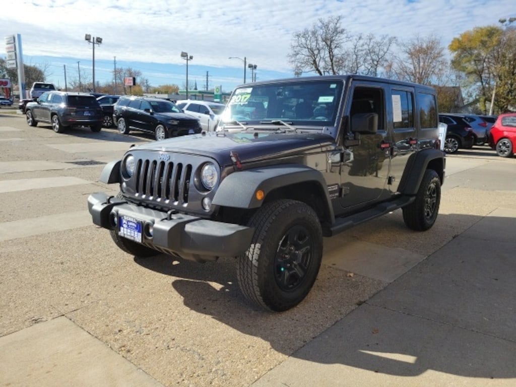 Used 2017 Jeep Wrangler JK Unlimited Sport 4x4 SUV