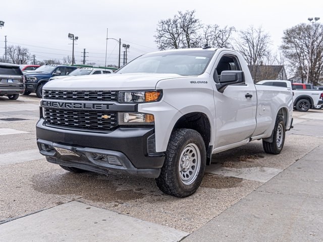 Used 2021 Chevrolet Silverado 1500 Work Truck with VIN 3GCNYAEH2MG296711 for sale in Ottawa, IL