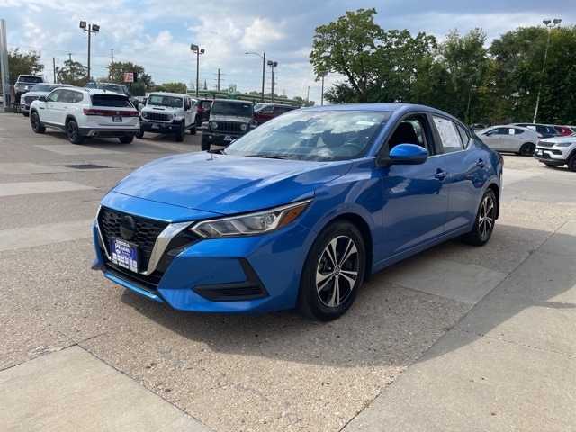 Used 2022 Nissan Sentra SV with VIN 3N1AB8CV3NY229986 for sale in Ottawa, IL