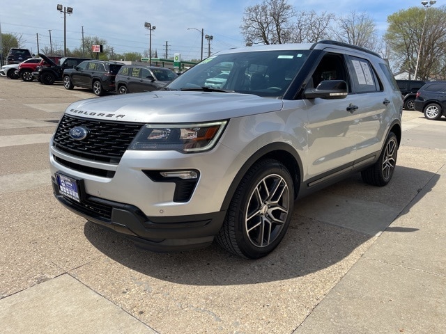 Used 2018 Ford Explorer Sport with VIN 1FM5K8GT9JGA85522 for sale in Ottawa, IL