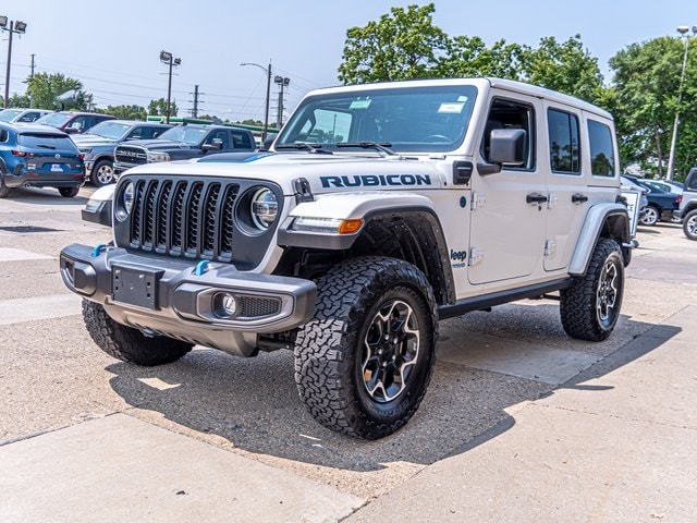 Used 2021 Jeep Wrangler Unlimited Rubicon 4XE with VIN 1C4JJXR66MW630089 for sale in Ottawa, IL