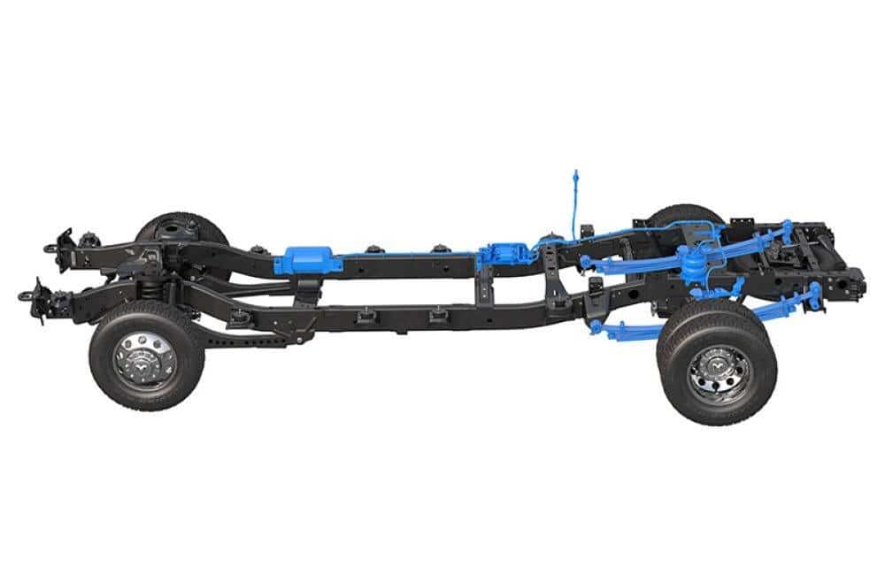 RAM truck with air suspension