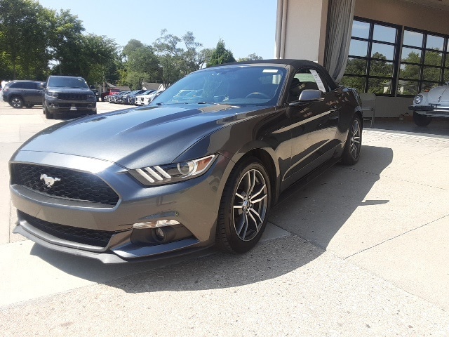 Used 2016 Ford Mustang EcoBoost Premium with VIN 1FATP8UH2G5312508 for sale in Ottawa, IL