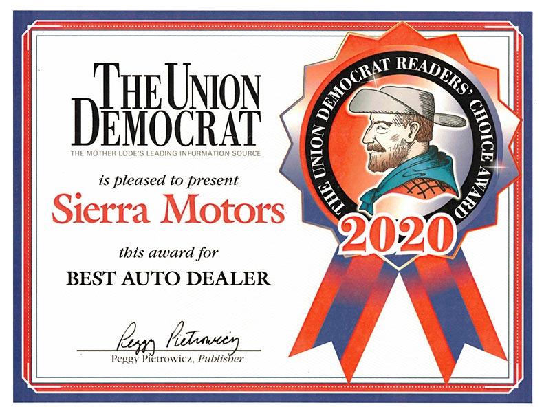 Jamestown Sierra Motors New & Used Buick, Chevrolet and GMC Cars