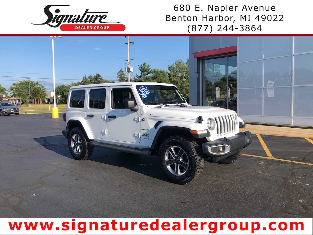 Used 2021 Jeep Wrangler Unlimited Sahara 4x4