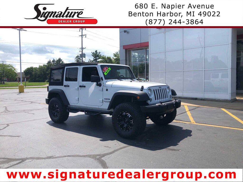 Used 2018 Jeep Wrangler JK Unlimited Sport S 4x4