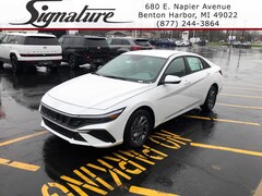 2026 Hyundai Elantra Hybrid Blue Sedan