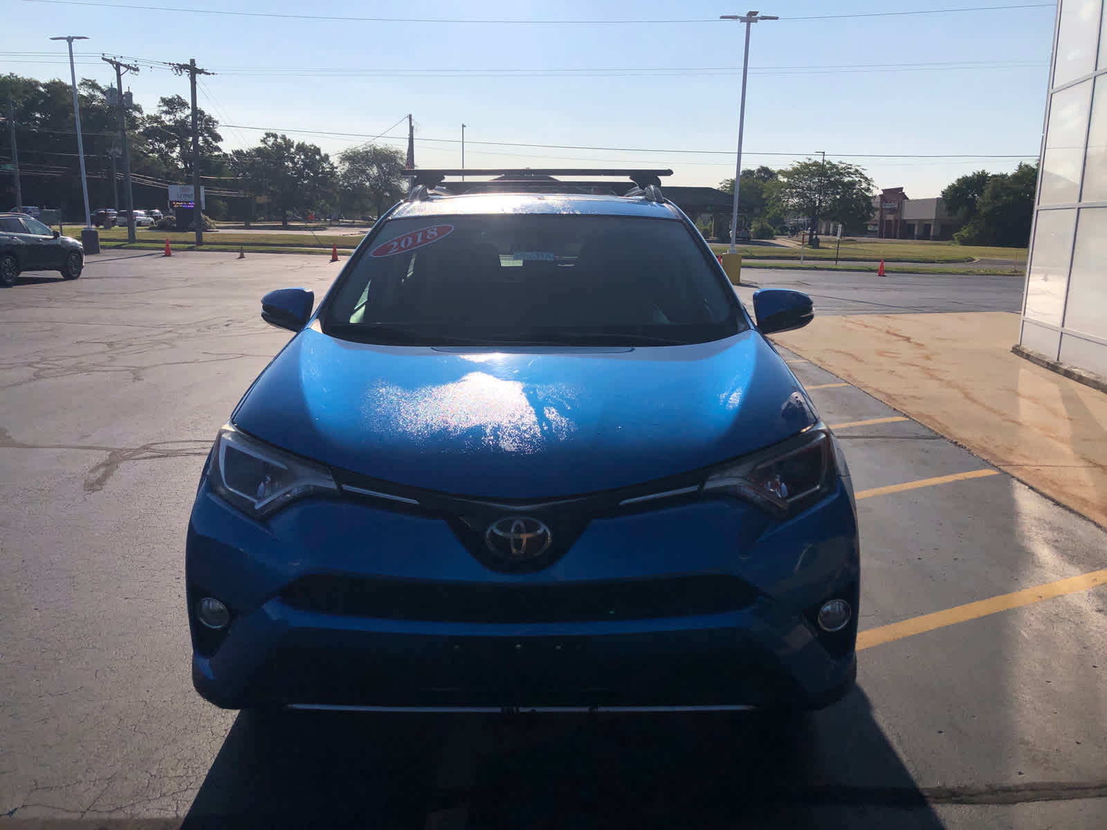 Used 2018 Toyota RAV4 XLE with VIN 2T3RFREV3JW793743 for sale in Benton Harbor, MI