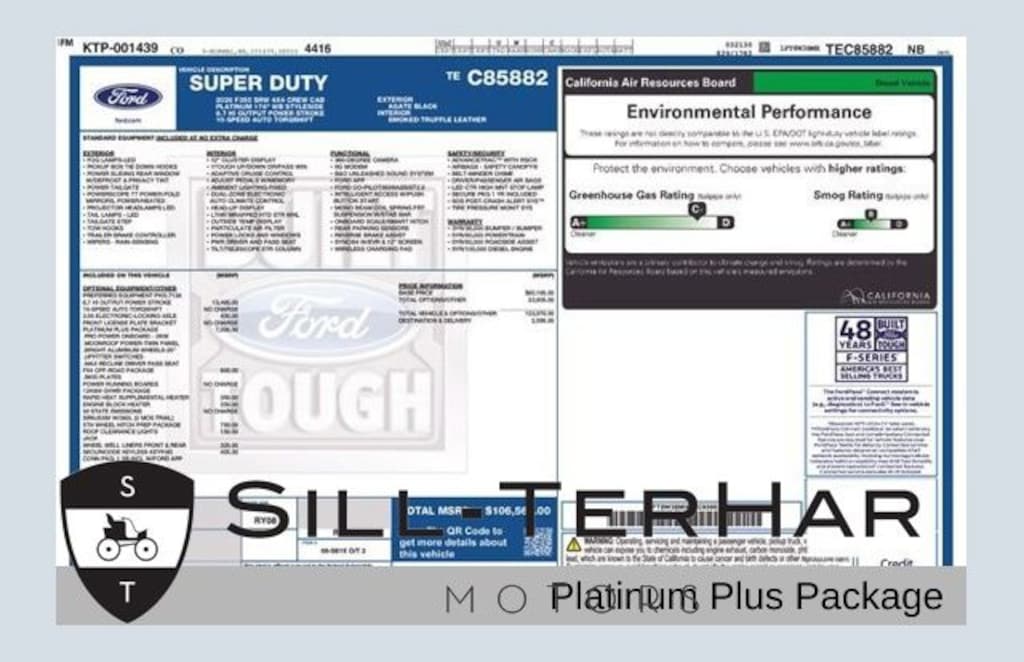 New 2026 Ford F-350SD F-350 Platinum Truck