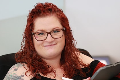 Staff member Jessica Ellerbrock from 7650902584f8