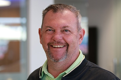 Staff member Greg Larson from 718bfbb29c26