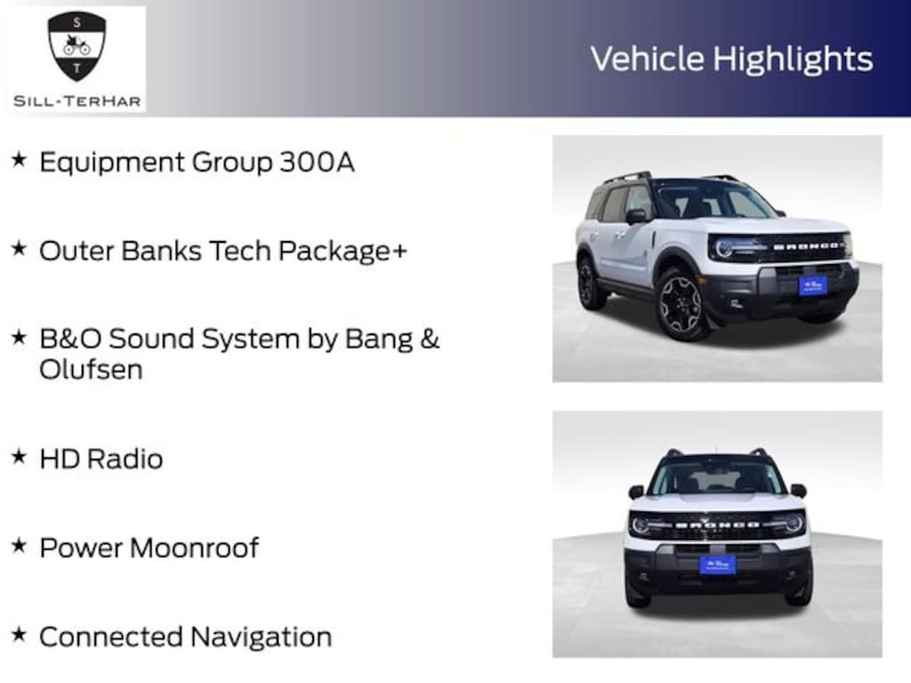 Certified 2025 Ford Bronco Sport Outer Banks SUV