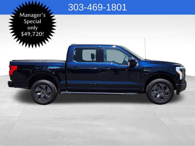 Used 2023 Ford F-150 Lightning Lariat with VIN 1FTVW1EL0PWG10923 for sale in Broomfield, CO