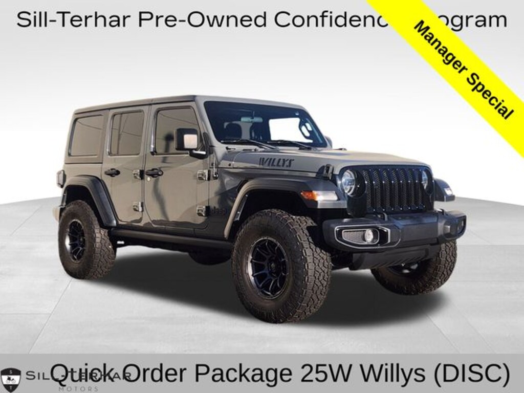 Used 2021 Jeep Wrangler Unlimited Willys SUV