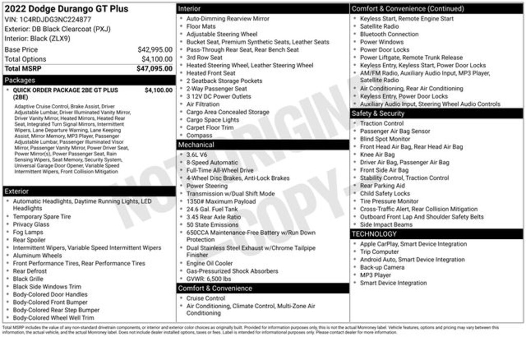 Used 2022 Dodge Durango GT Plus SUV