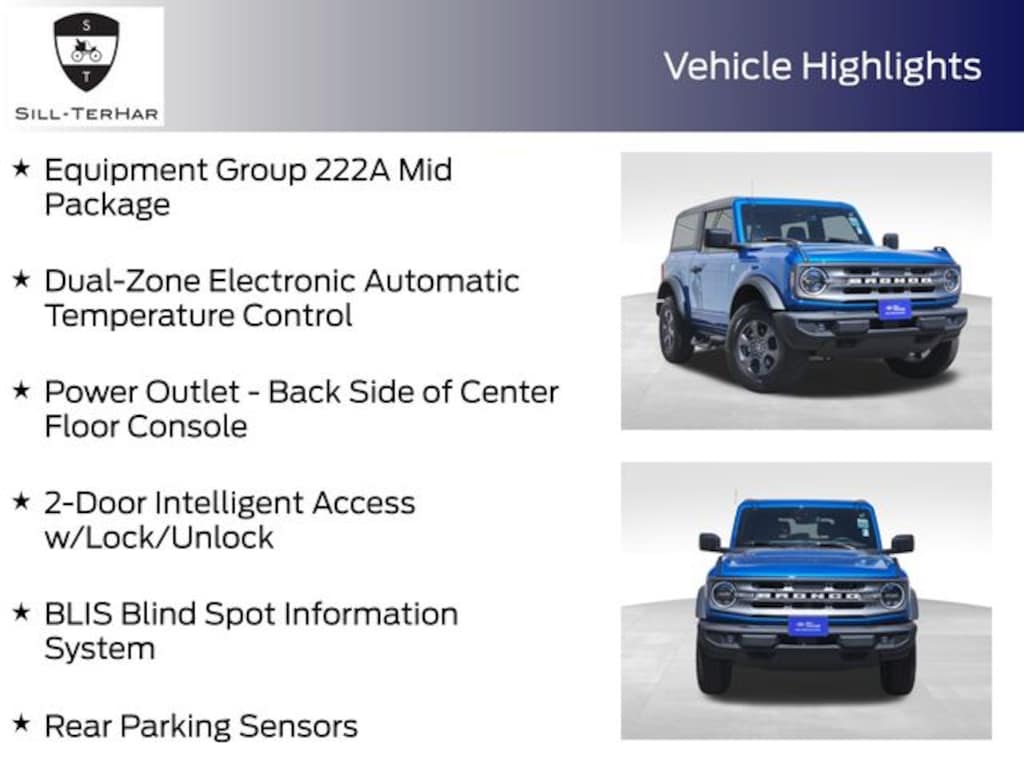 Certified 2024 Ford Bronco Big Bend SUV
