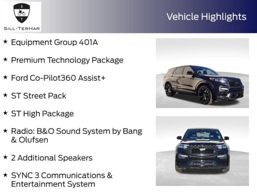 Certified 2021 Ford Explorer ST SUV