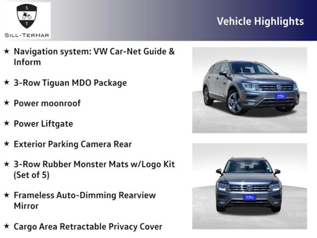 Certified 2021 Volkswagen Tiguan 2.0T SEL SUV