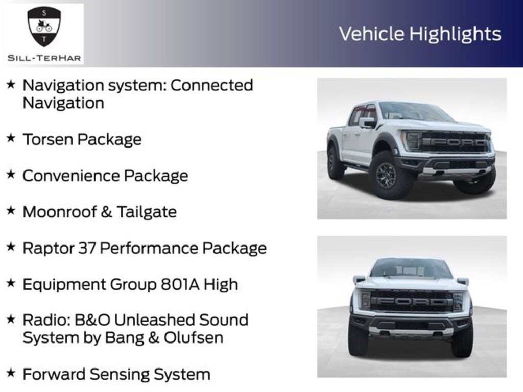 Certified 2022 Ford F-150 Raptor Truck