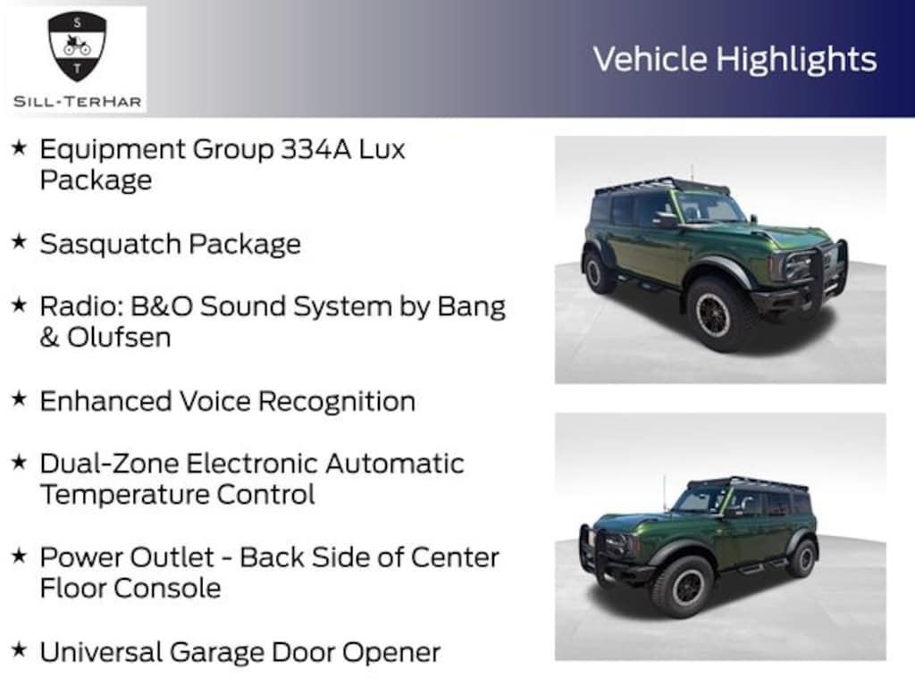 Certified 2023 Ford Bronco Badlands SUV