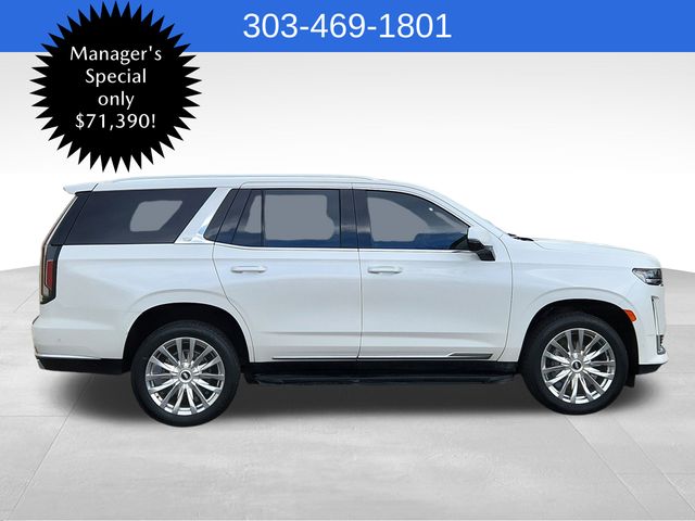 Used 2023 Cadillac Escalade Premium Luxury with VIN 1GYS4BKL1PR478587 for sale in Broomfield, CO