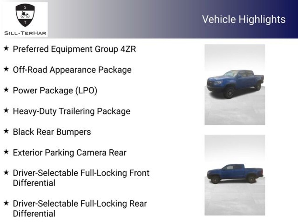 Certified 2019 Chevrolet Colorado ZR2 Truck