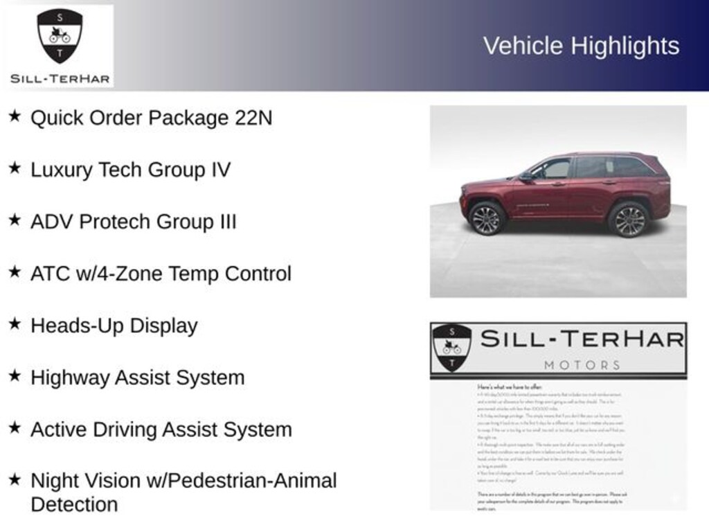 Certified 2022 Jeep Grand Cherokee Overland SUV