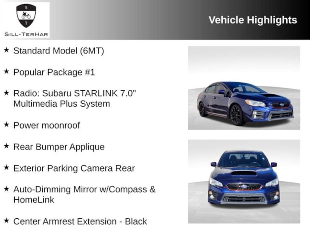 Certified 2020 Subaru WRX Premium Sedan
