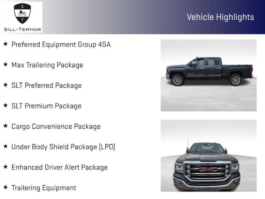 Certified 2017 GMC Sierra 1500 SLT Truck
