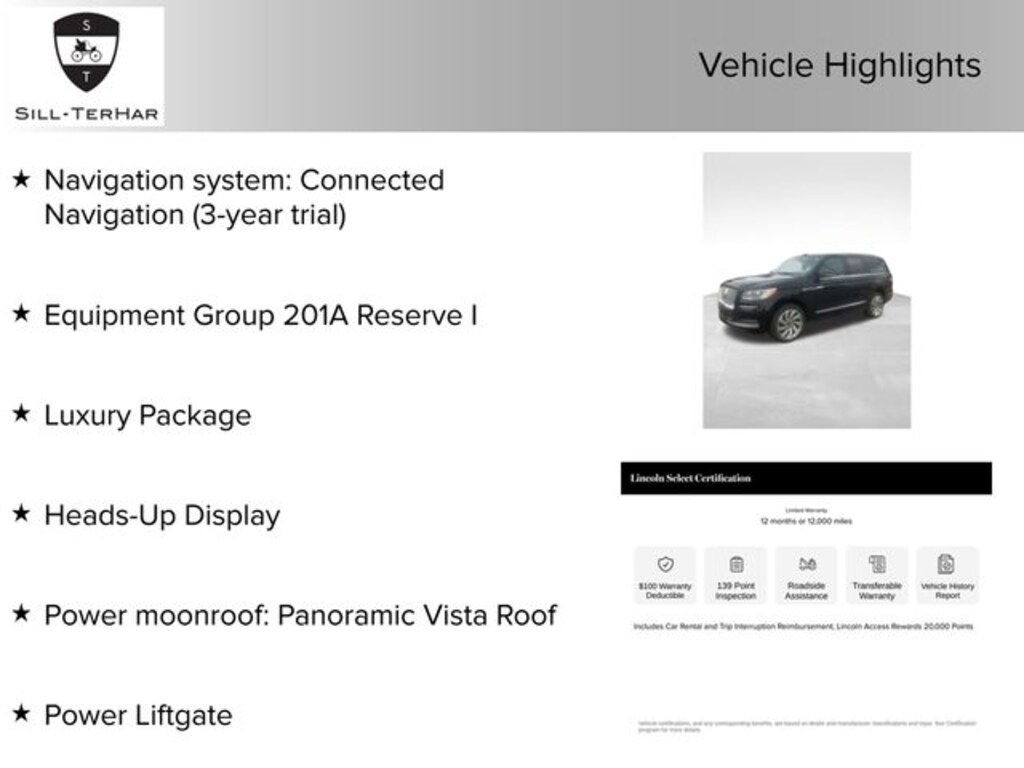 Certified 2023 Lincoln Navigator Reserve SUV