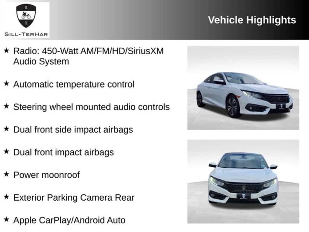 Used 2018 Honda Civic EX-T Coupe