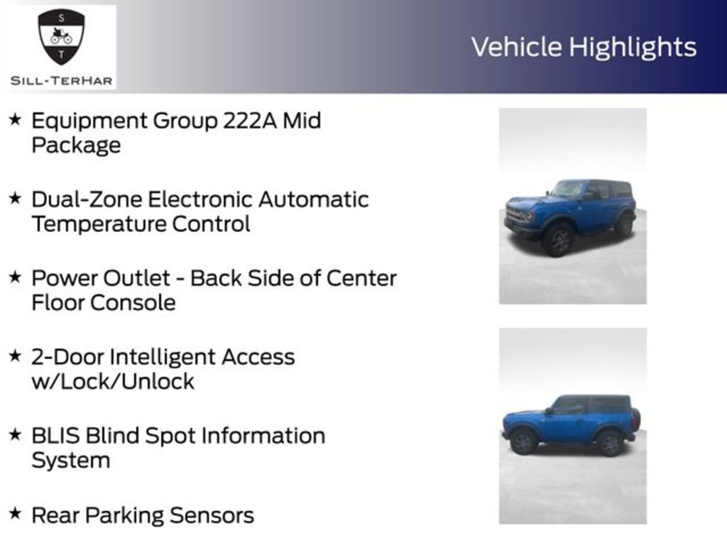 Certified 2024 Ford Bronco Big Bend SUV