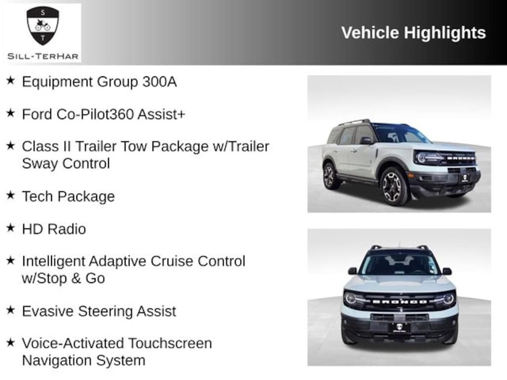 Certified 2023 Ford Bronco Sport Outer Banks SUV