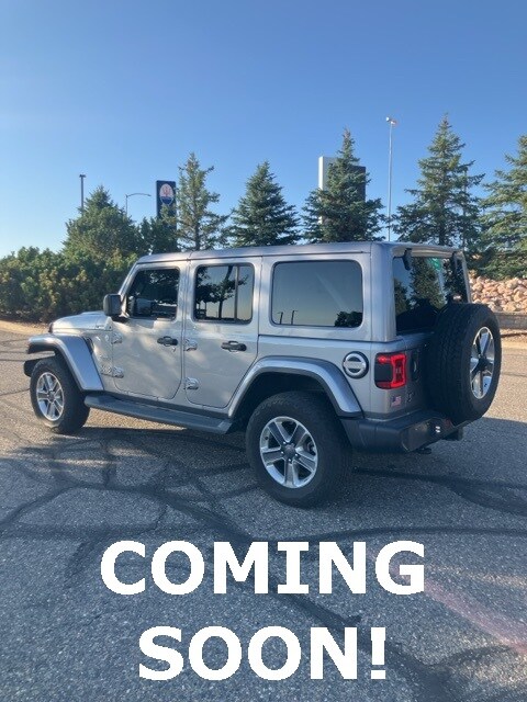 Used 2019 Jeep Wrangler Unlimited Sahara with VIN 1C4HJXEG9KW566379 for sale in Broomfield, CO