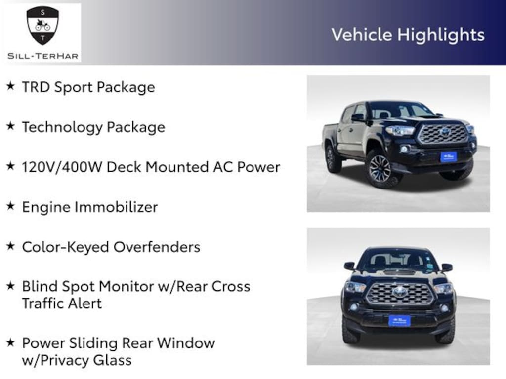 Certified 2022 Toyota Tacoma TRD Sport Truck
