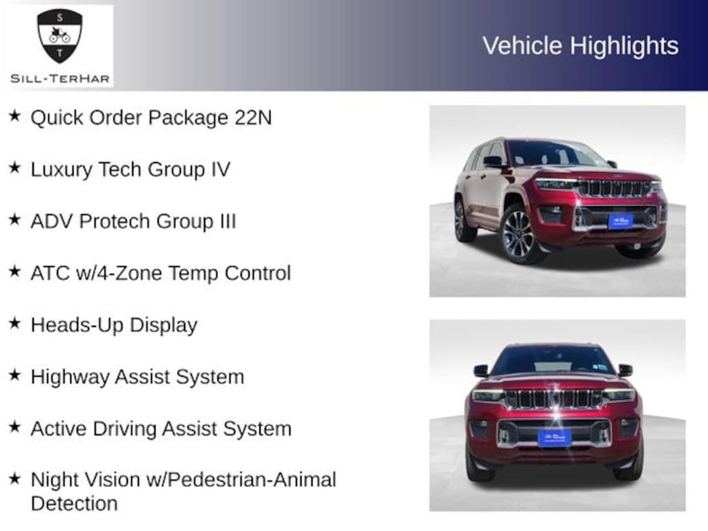 Certified 2022 Jeep Grand Cherokee Overland SUV